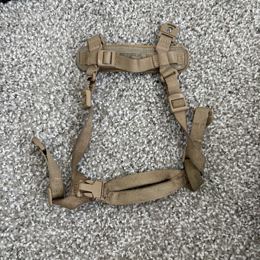 USGI COYOTE IMPROVED H-NAPE CHIN STRAP ( no screws )